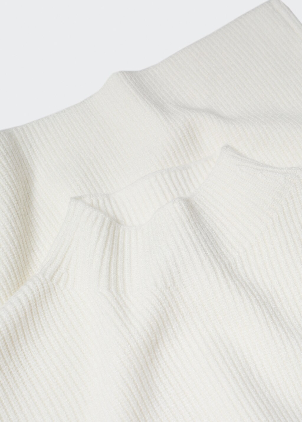 High collar ribbed knit  sweater - Details of the article 8