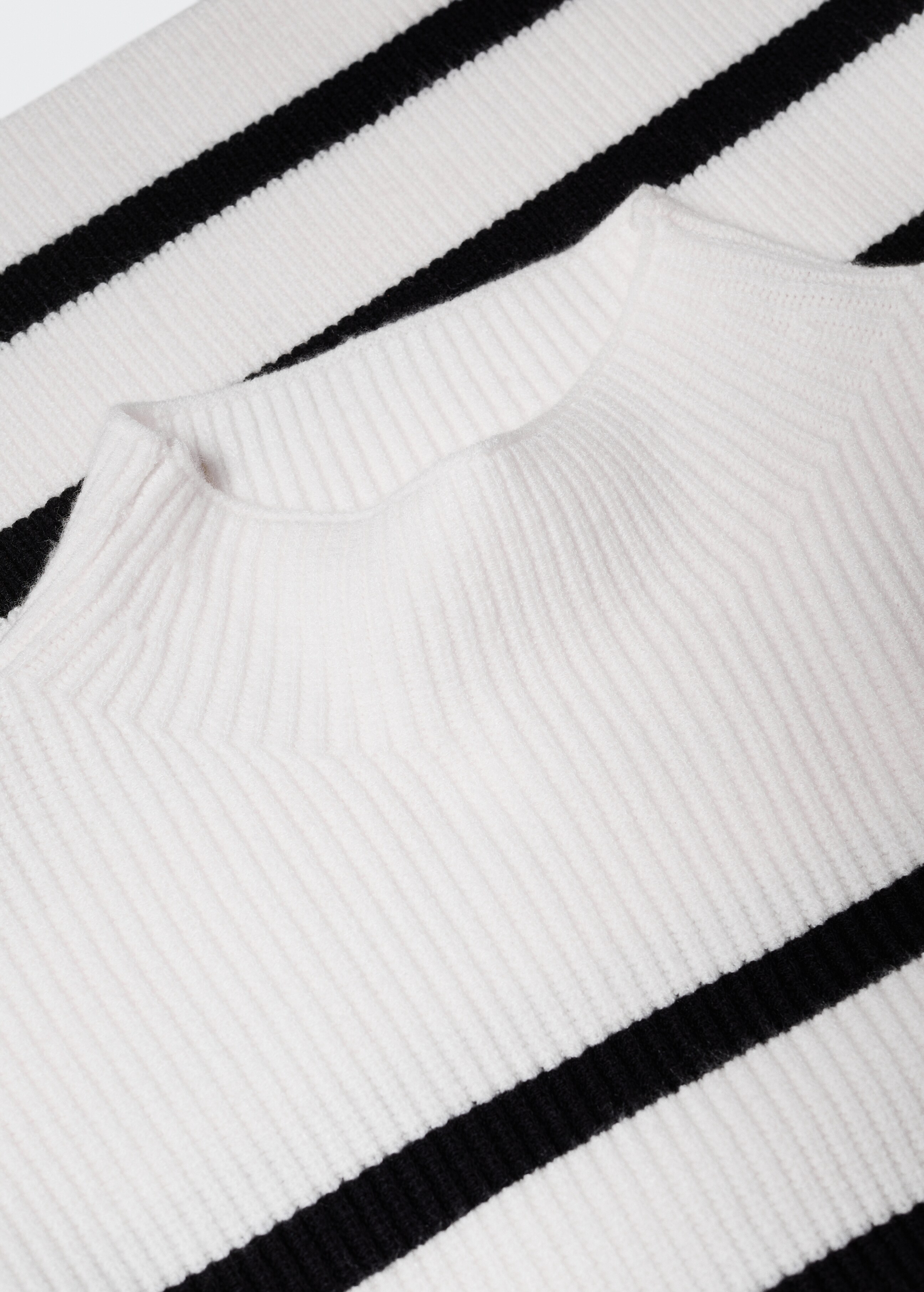 Striped rib sweater - Details of the article 8