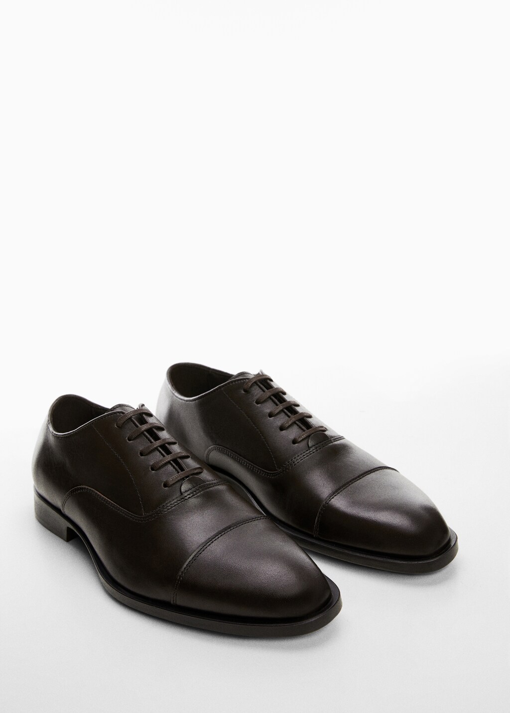 Leather suit shoes - Medium plane