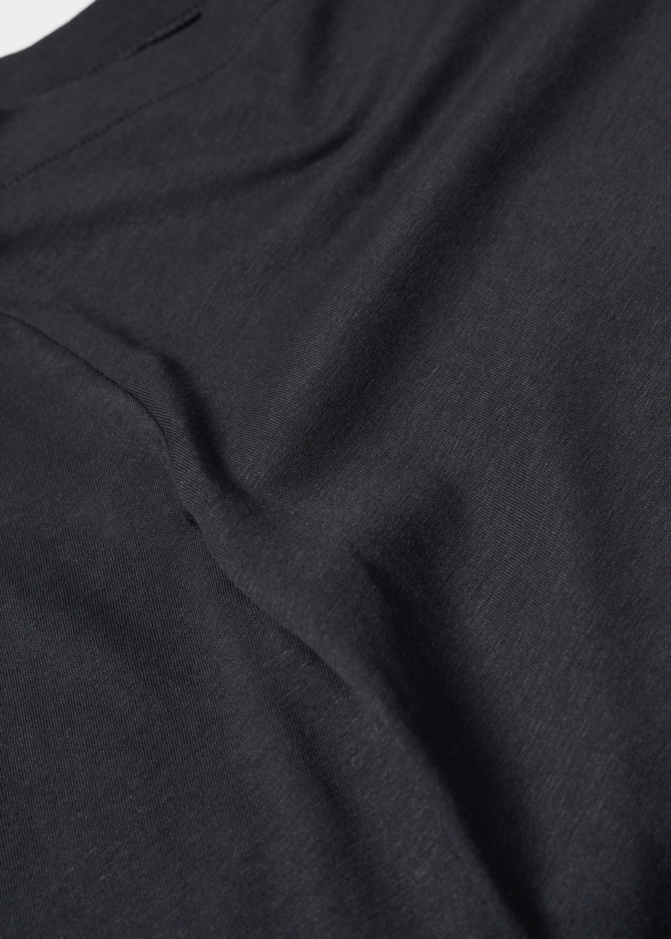 Cotton boat neck t-shirt - Details of the article 8
