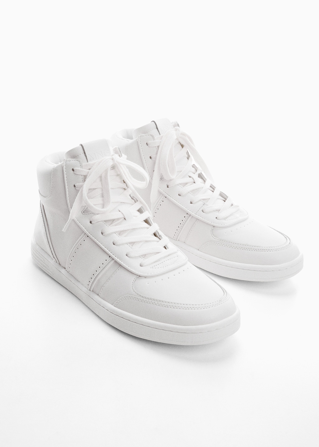 Hoge leren sneakers - Middenvlak