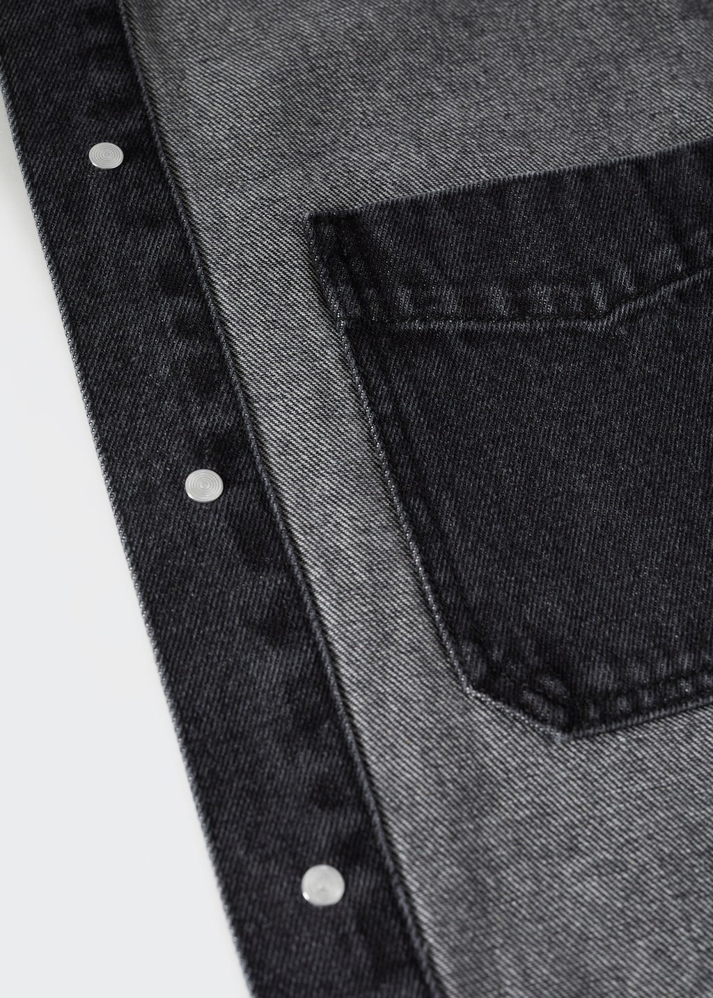 Jeans-Overshirt mit Taschen - Detail des Artikels 8