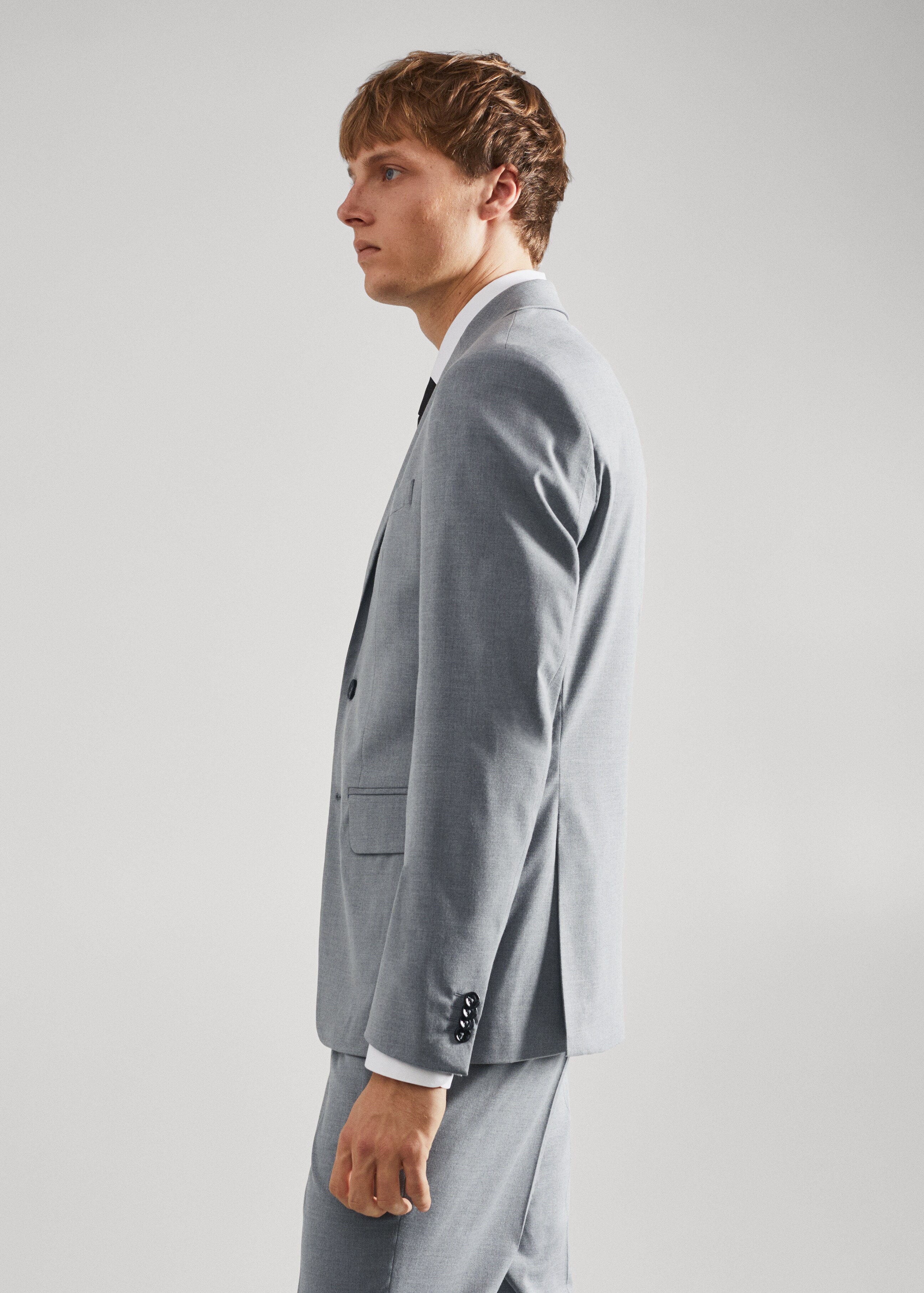 Slim-fit suit blazer - Details of the article 6