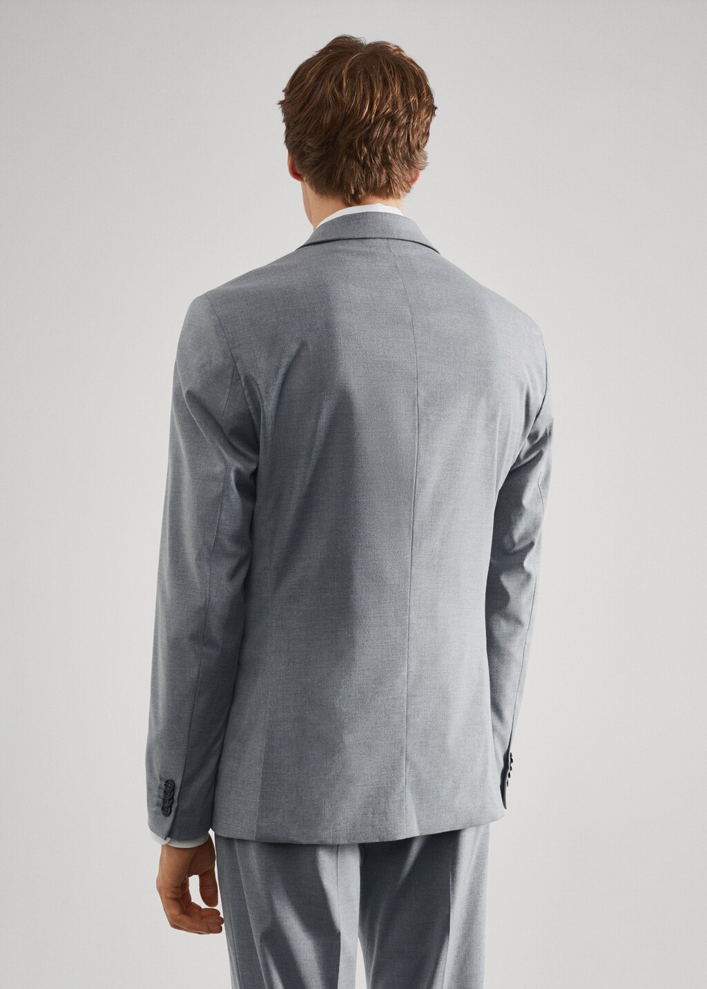 Slim-fit suit blazer - Reverse of the article