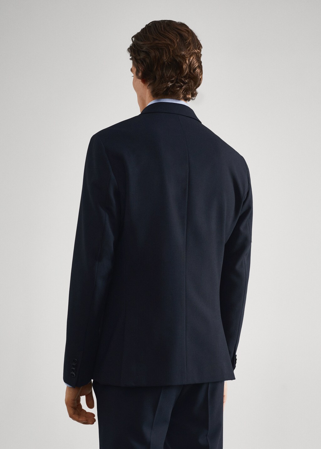 Super slim-fit suit blazer - Reverse of the article