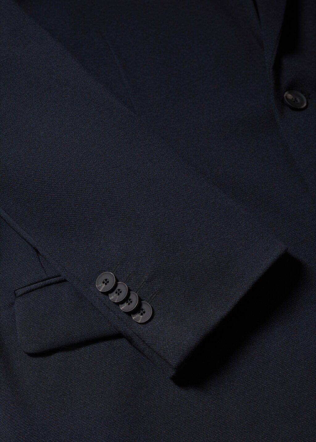 Slim fit microstructure blazer - Details of the article 8