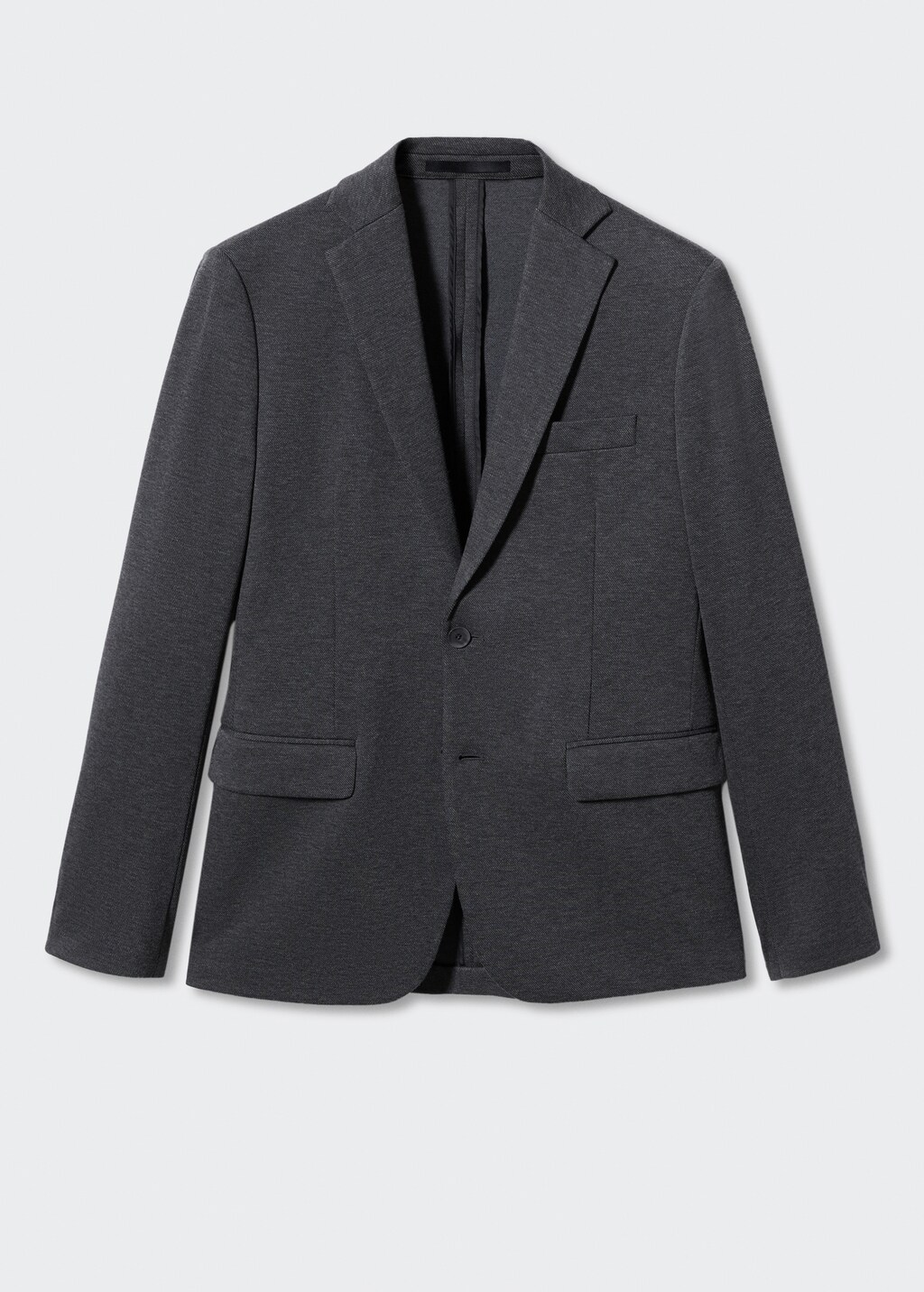 Slim fit blazer met microstructuur - Artikel zonder model