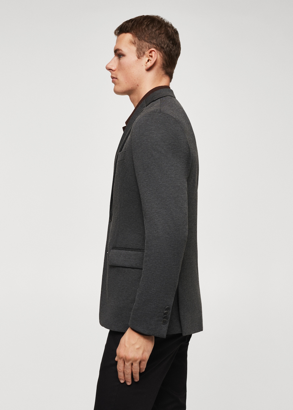 Veste slim fit microstructure - Détail de l'article 6