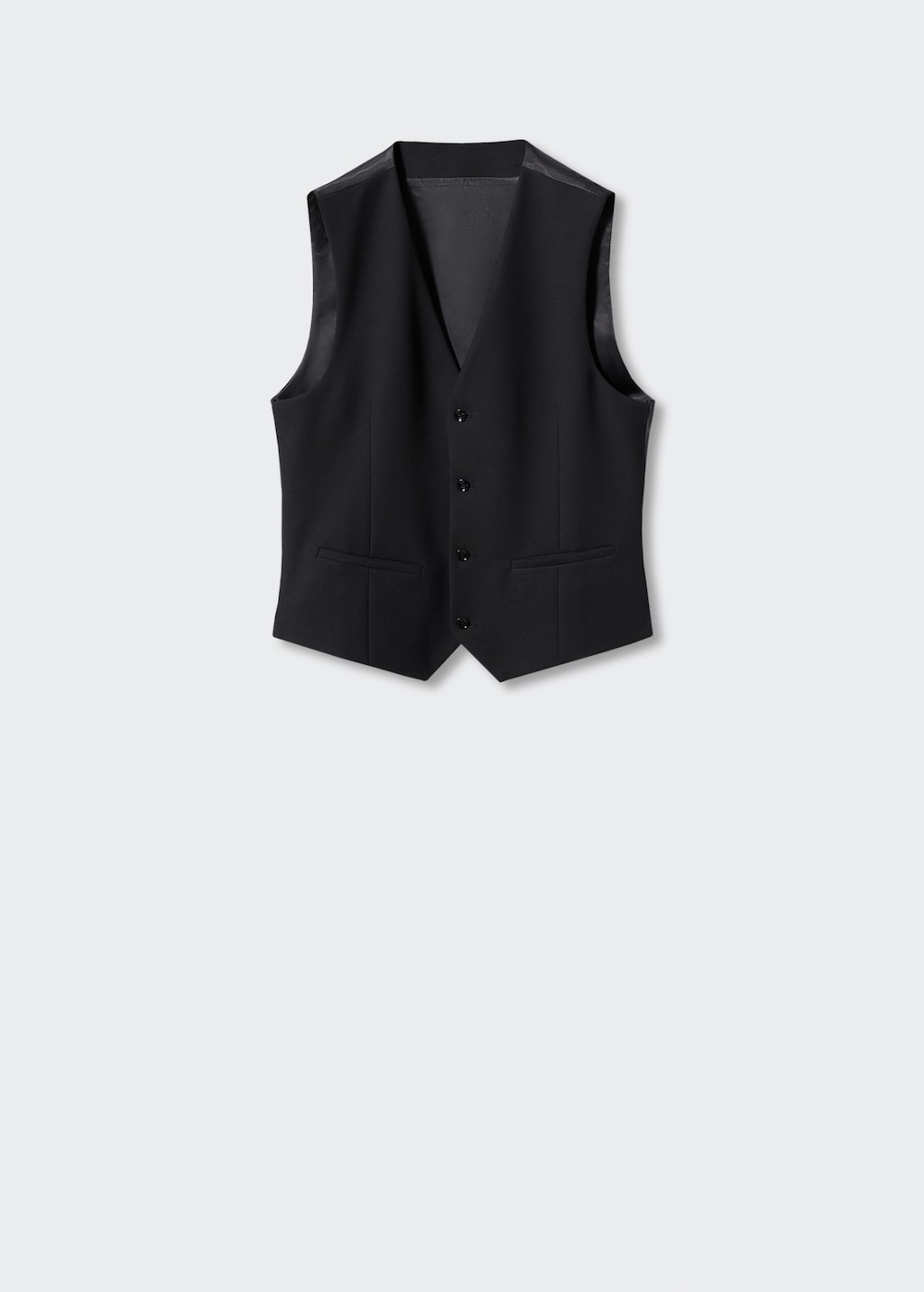 Super slim-fit suit waistcoat - Article without model