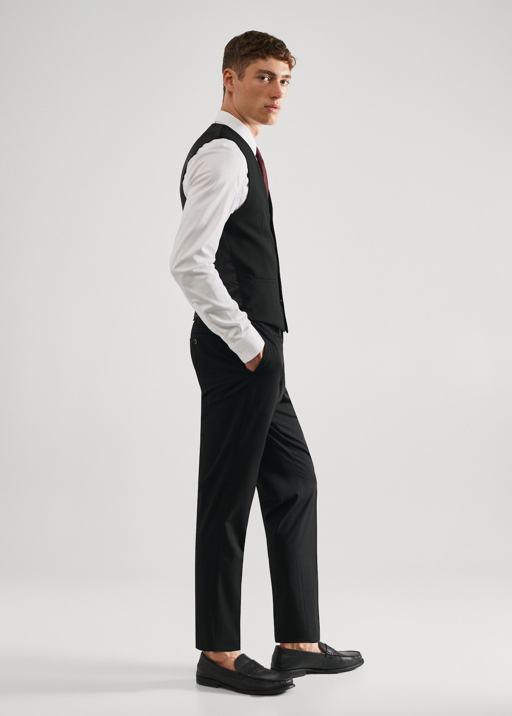 Super slim-fit suit waistcoat - Details of the article 2