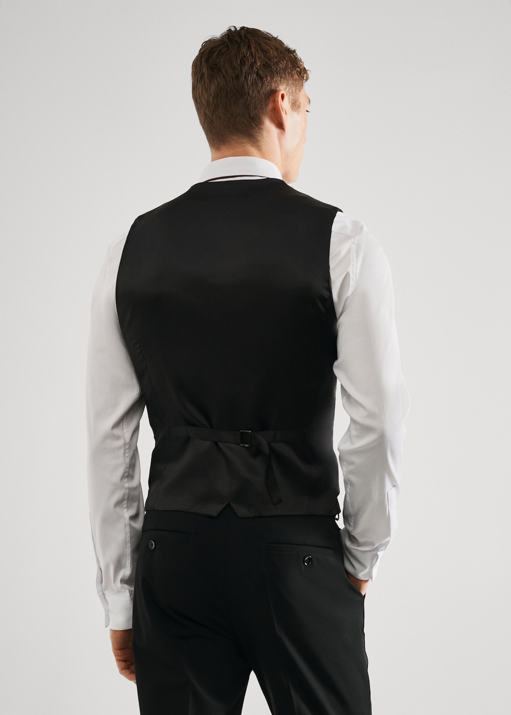 Super slim-fit suit waistcoat - Reverse of the article