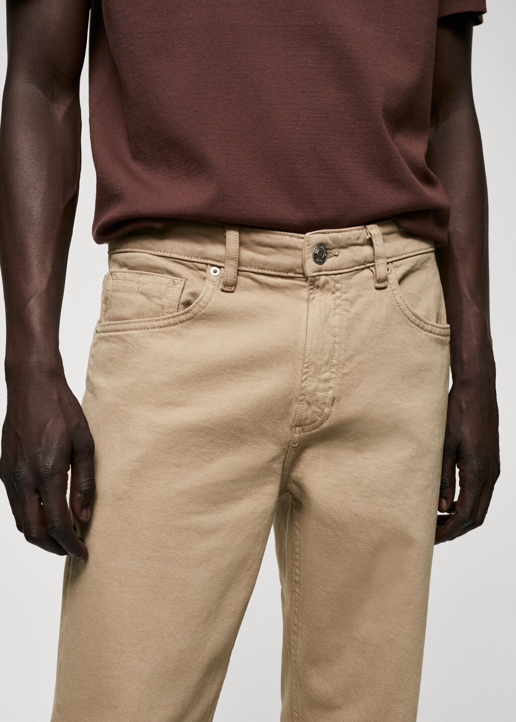 Ben tapered cropped jeans - Details of the article 1