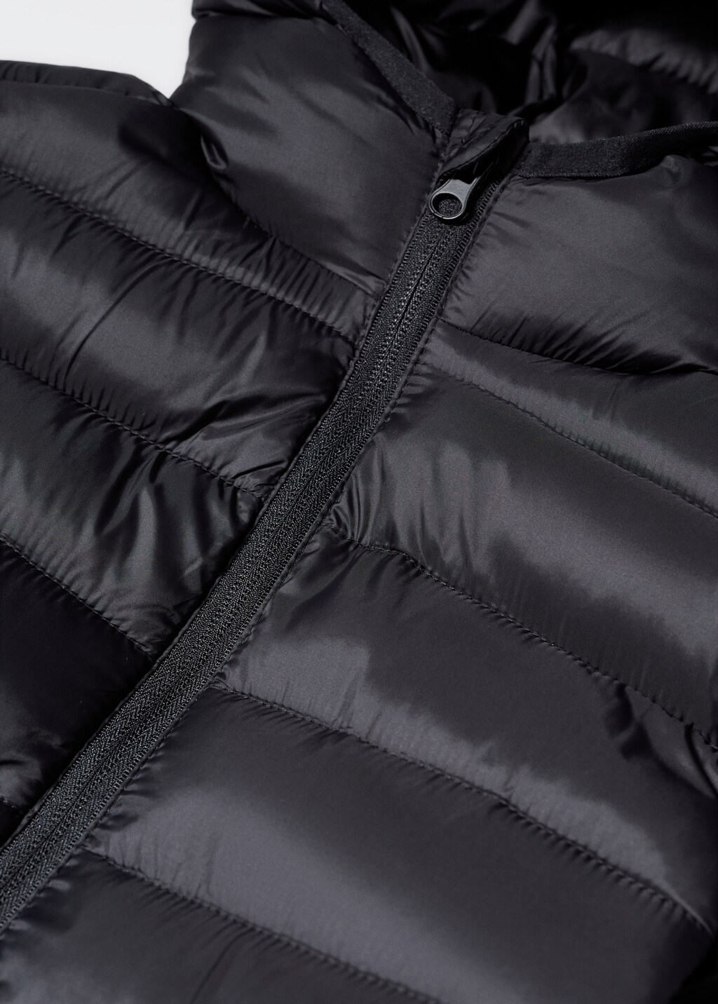 Side-zip quilted coat - Details of the article 8