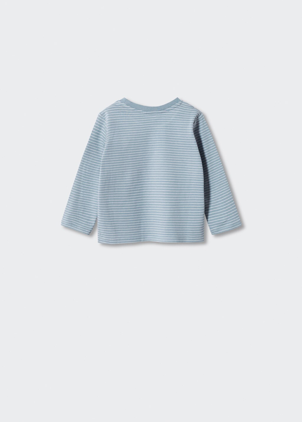 Striped long sleeves t-shirt - Reverse of the article