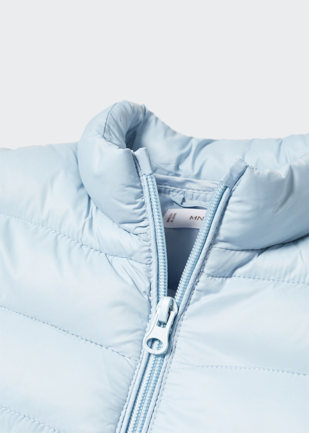 Side-zip quilted coat - Details of the article 0