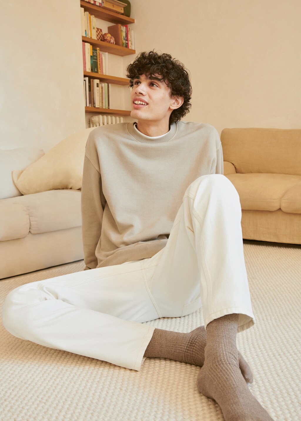 Basic cotton sweater - Details of the article 5