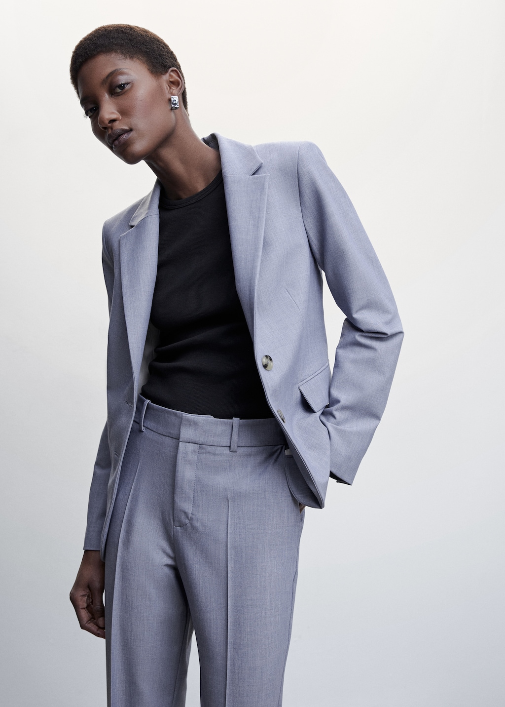 Straight suit pants - Details of the article 1