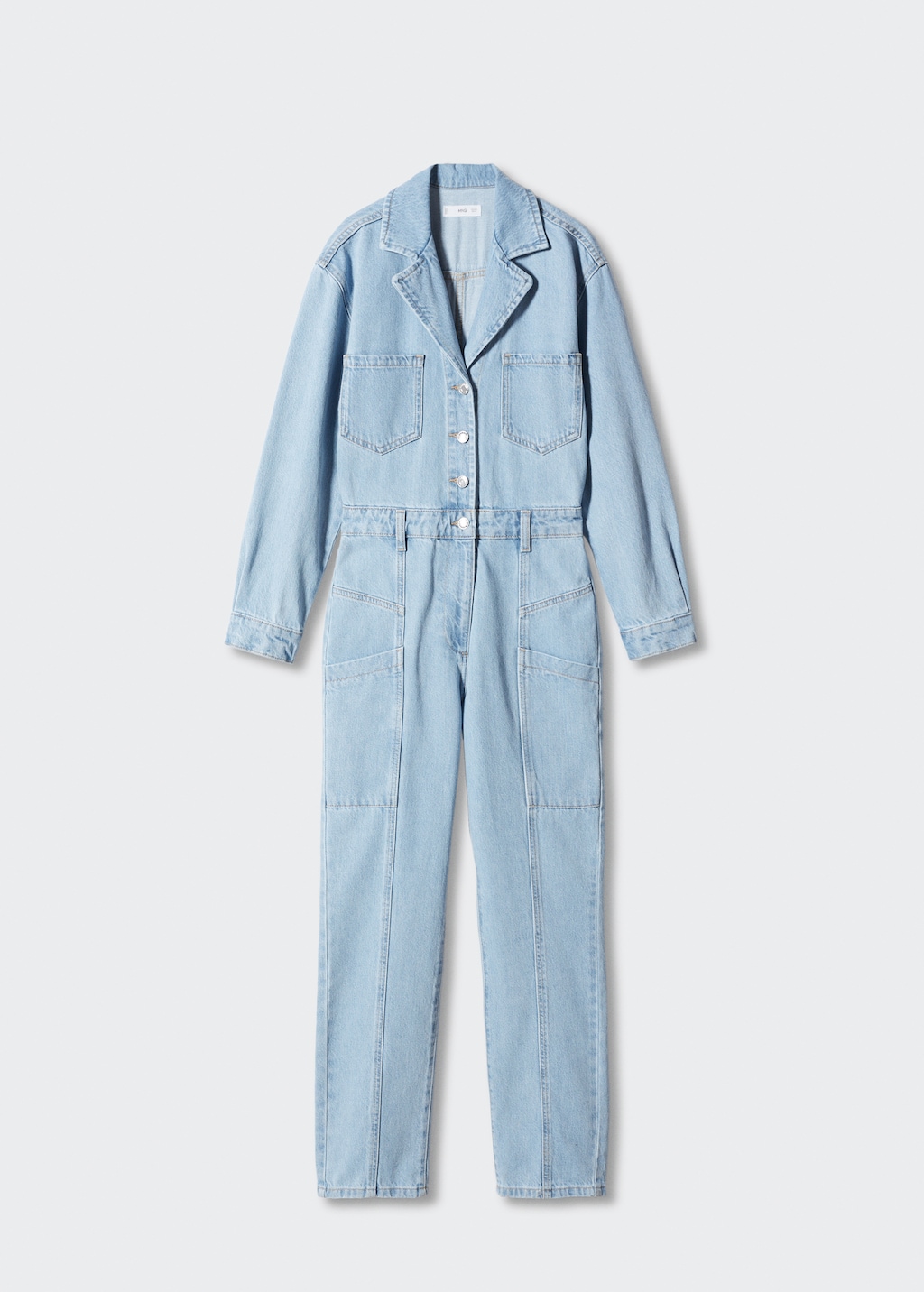 Cotton denim jumpsuit - Article without model