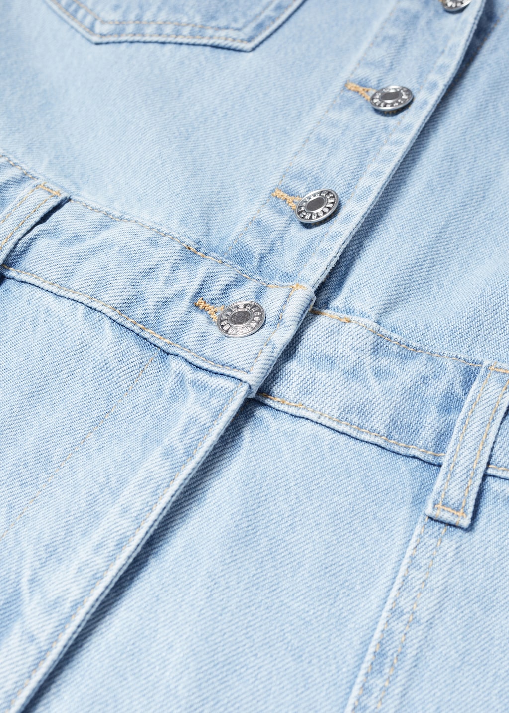 Bavlněný overal denim - Detail zboží 8