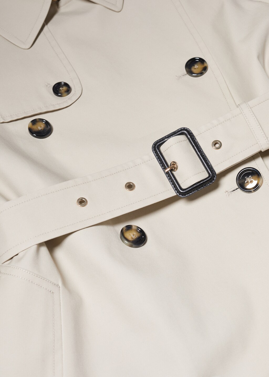 Katoenen trenchcoat met ceintuur - Detail van het artikel 8