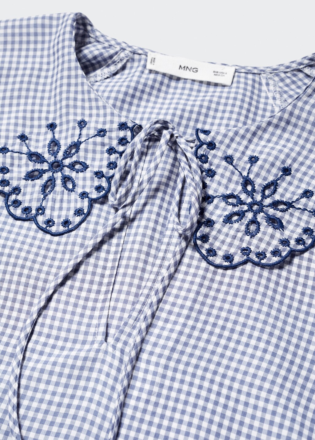 Gingham pyjama shirt - Details of the article 8