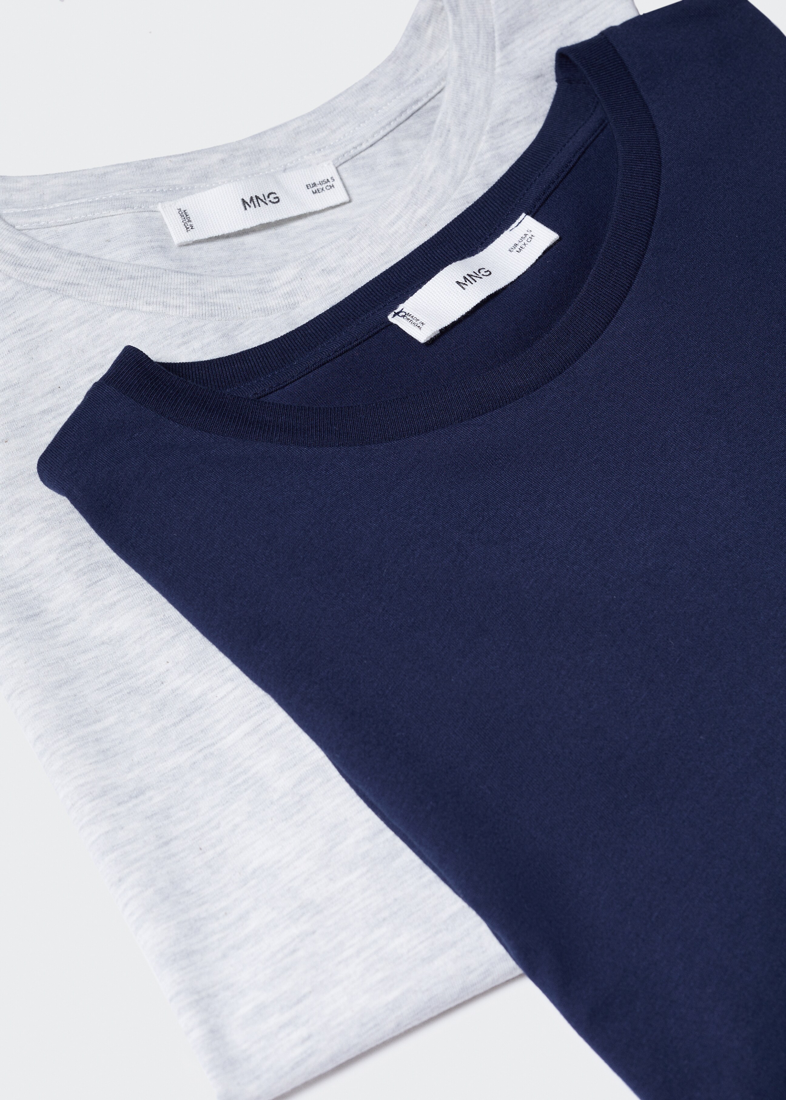 Pack 2 camisetas algodón - Artículo sin modelo