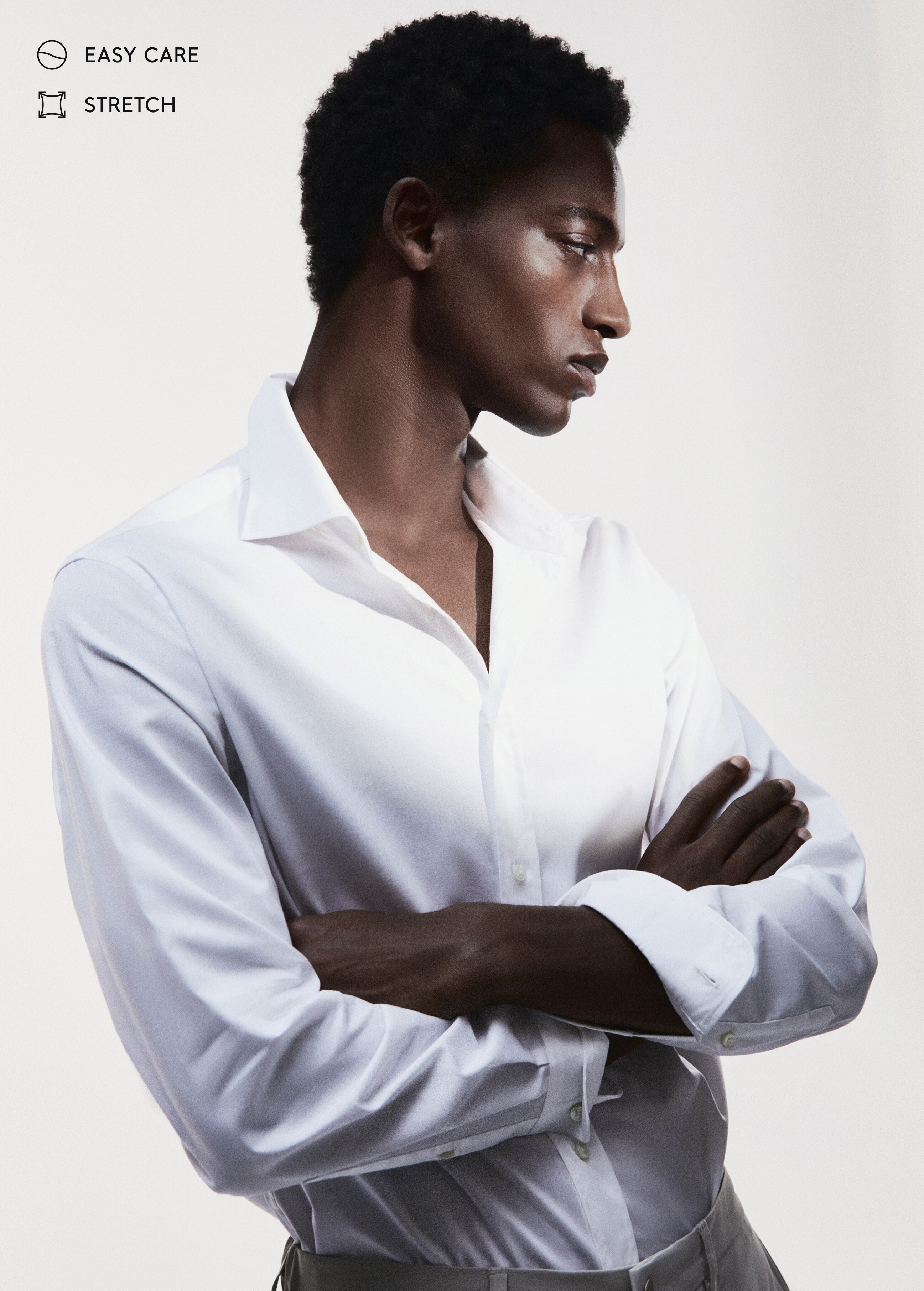 Stretch slim-fit shirt - Details of the article 5