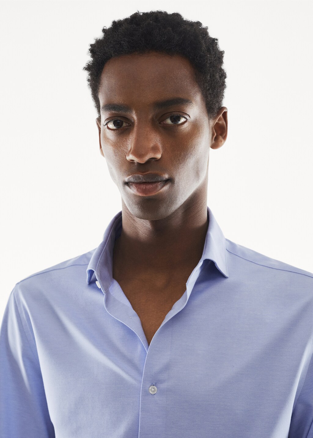 Stretch slim-fit shirt - Details of the article 1