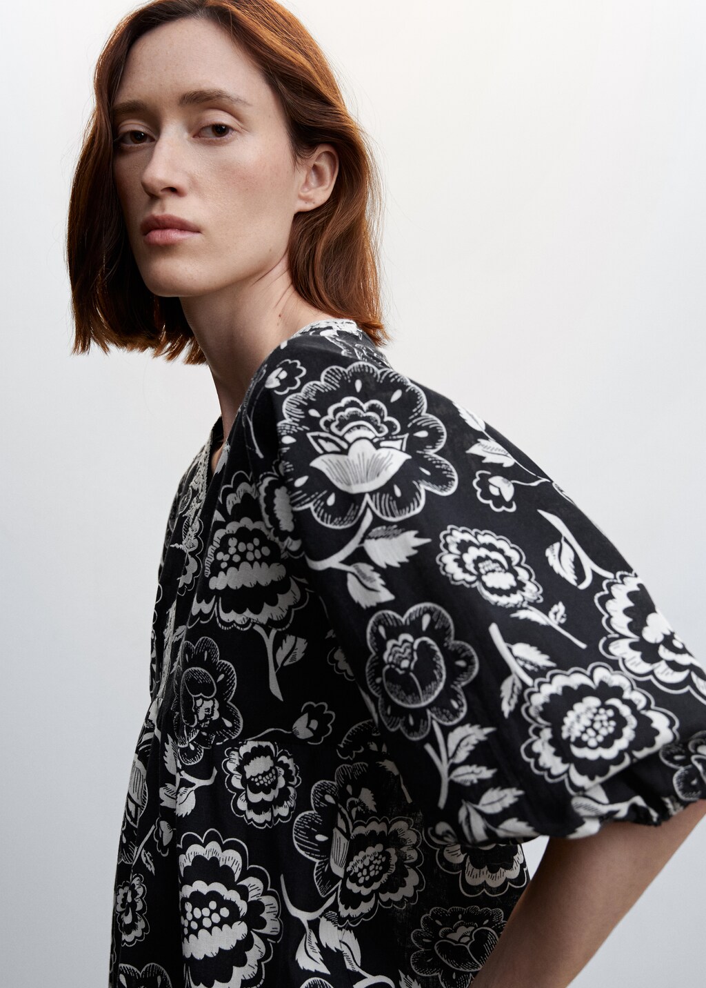 Floral print dress - Details of the article 1