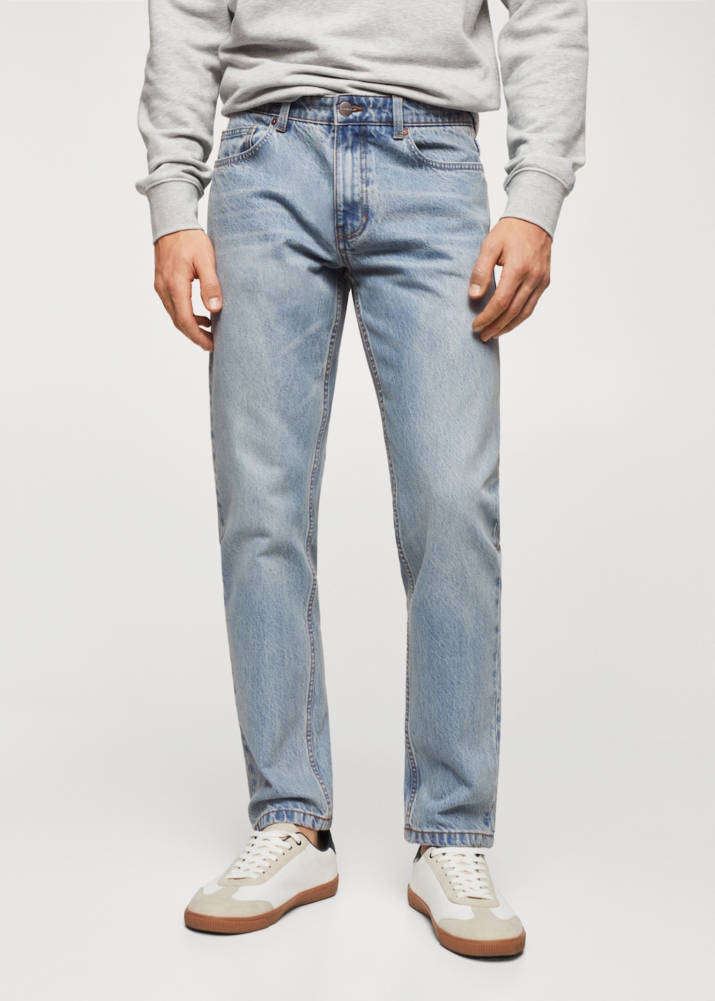 Bob straight-fit jeans - Medium plane