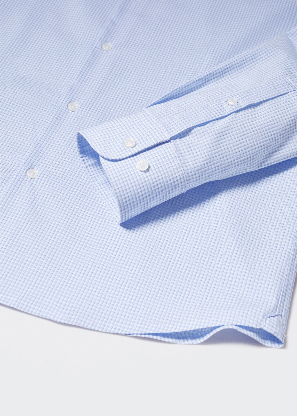 Slim fit printed cotton shirt - Details of the article 8