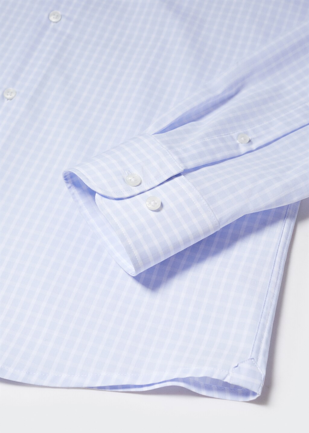 Slim fit printed cotton shirt - Details of the article 8