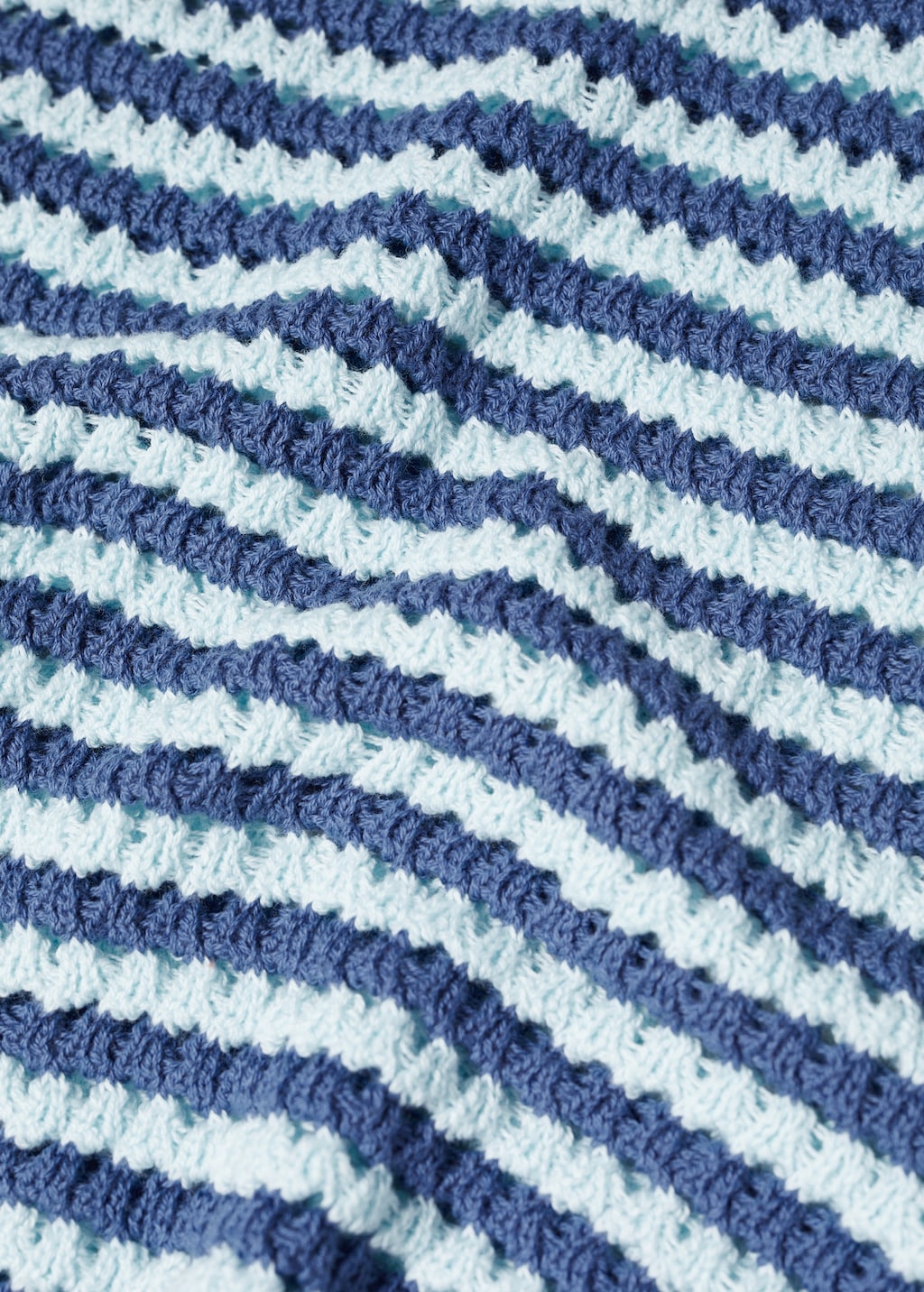 Striped openwork knit sweater - Details of the article 8