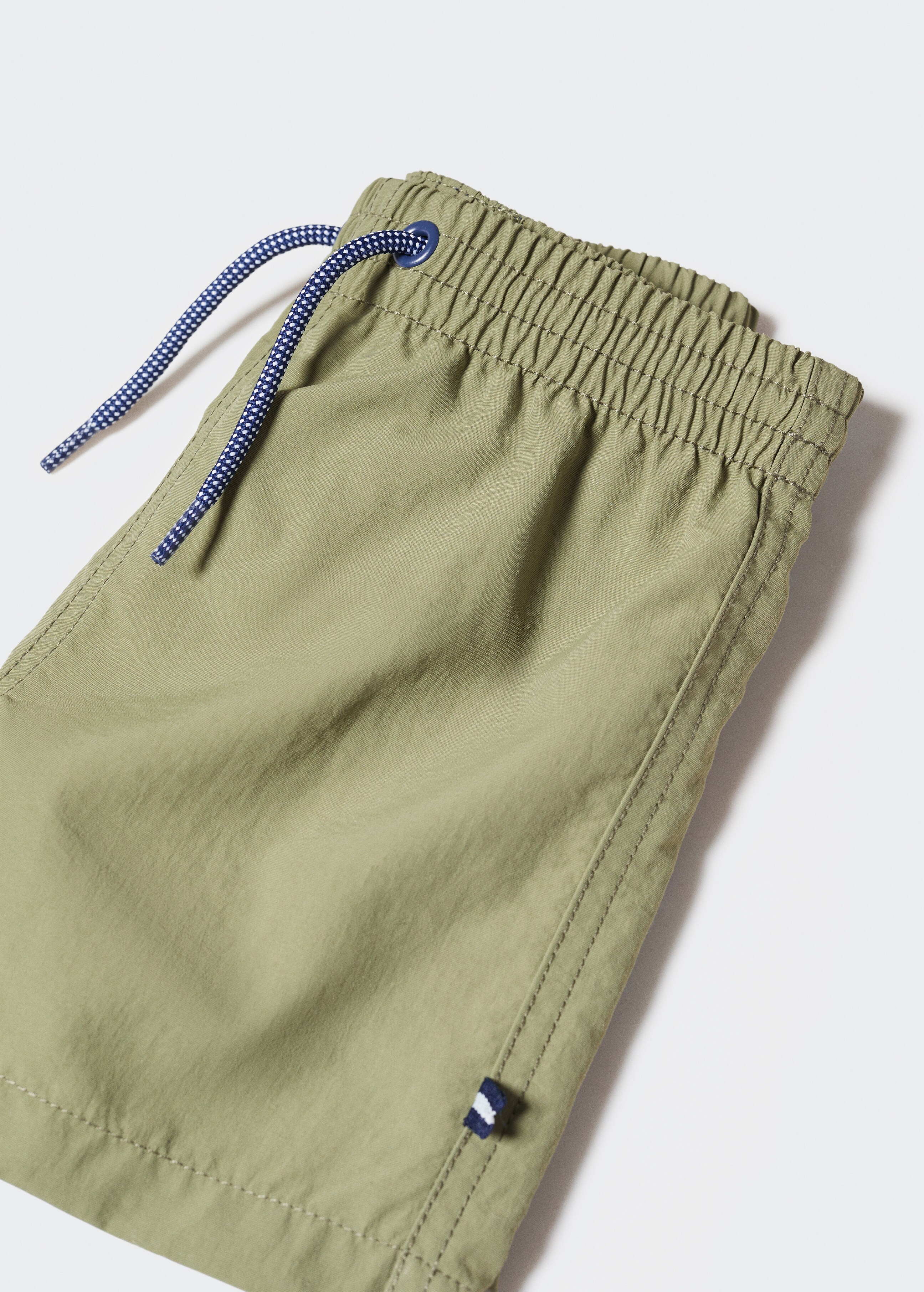 Cord plain swimming trunks - Details of the article 8