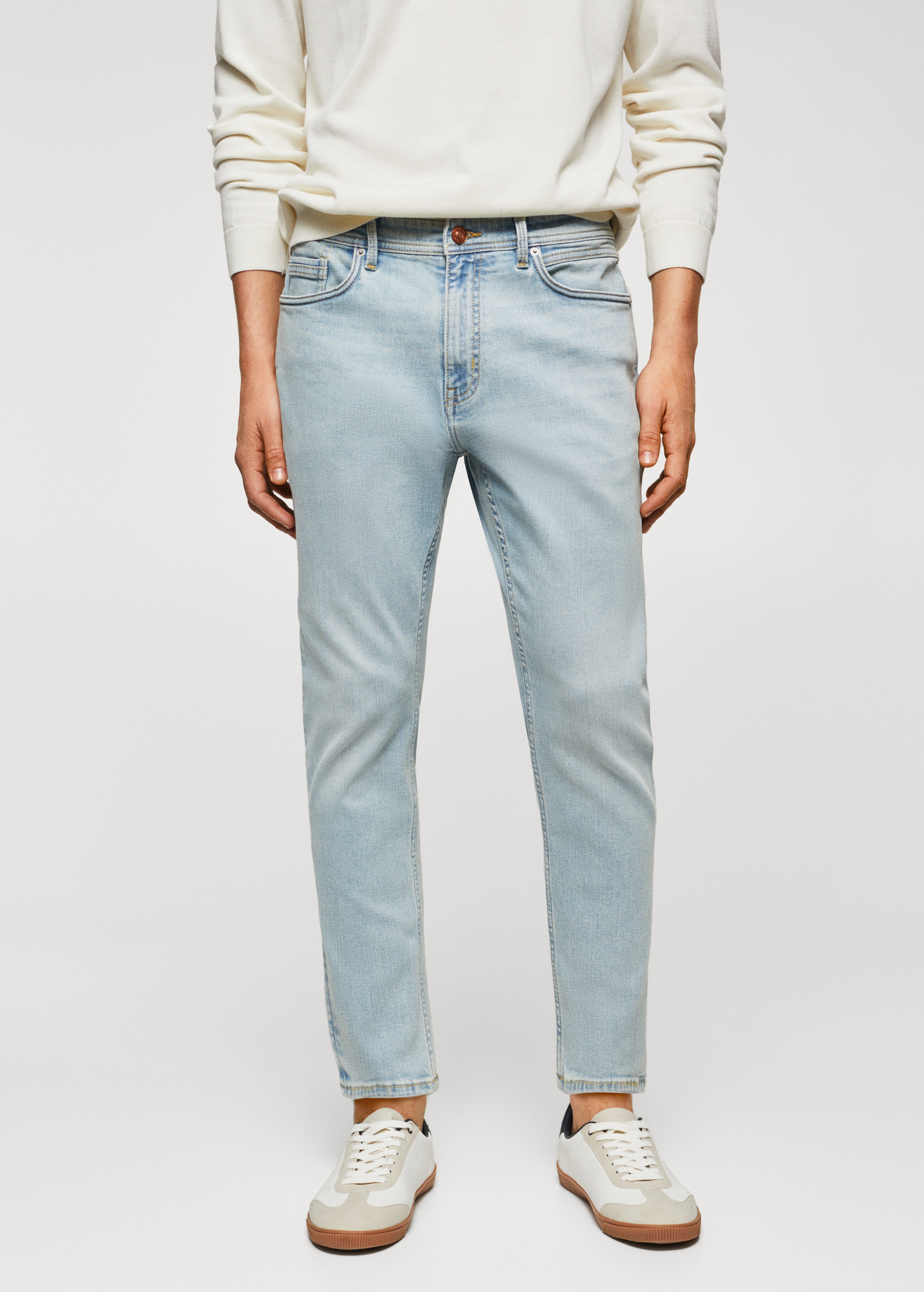 Tom tapered cropped jeans - Medium plane