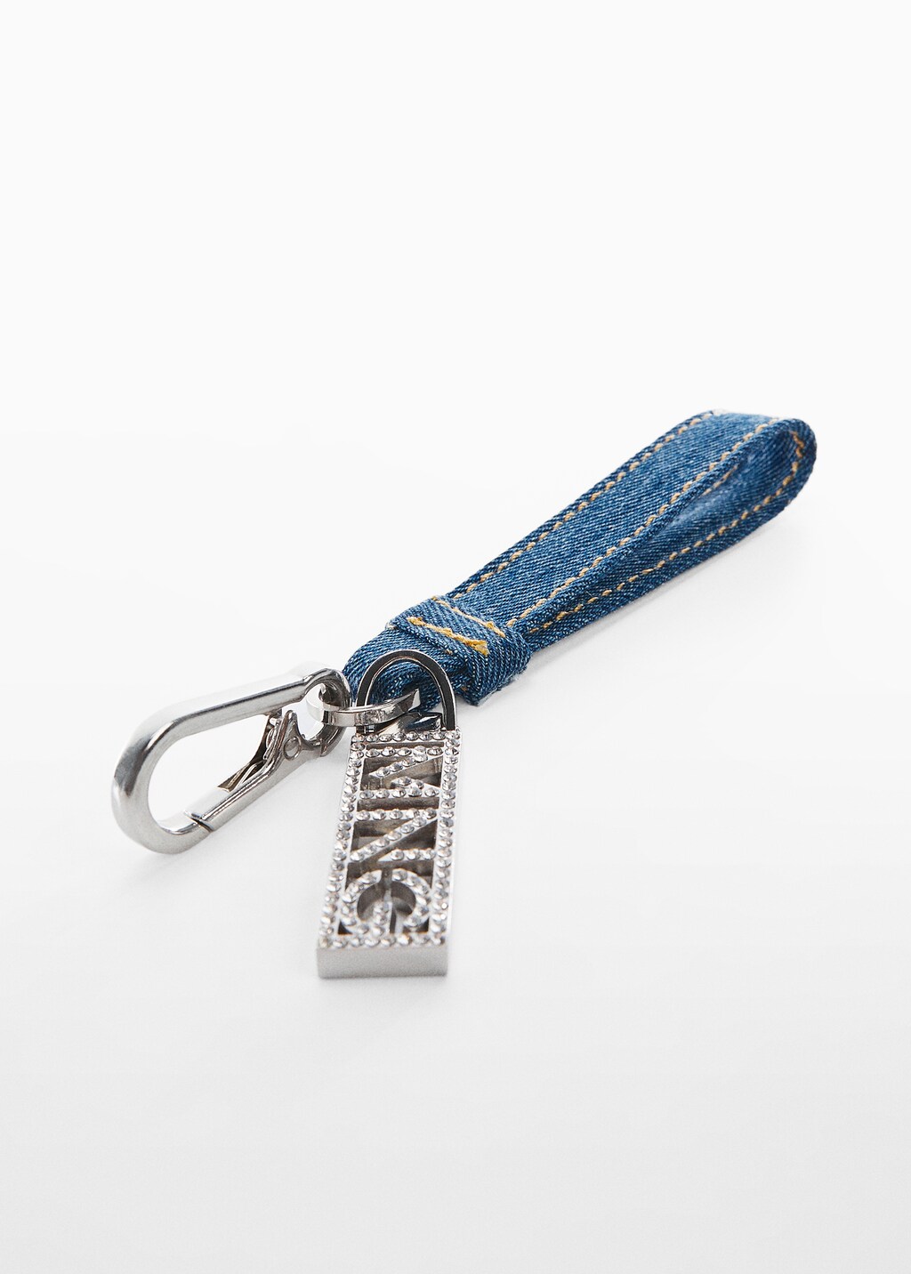 Denim key-chain - Medium plane