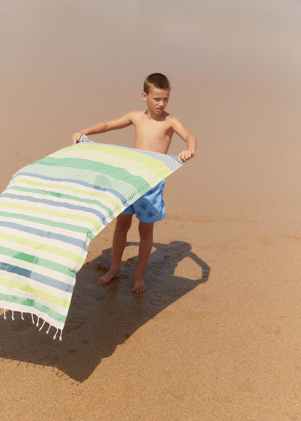 Striped cotton towel - Details of the article 6