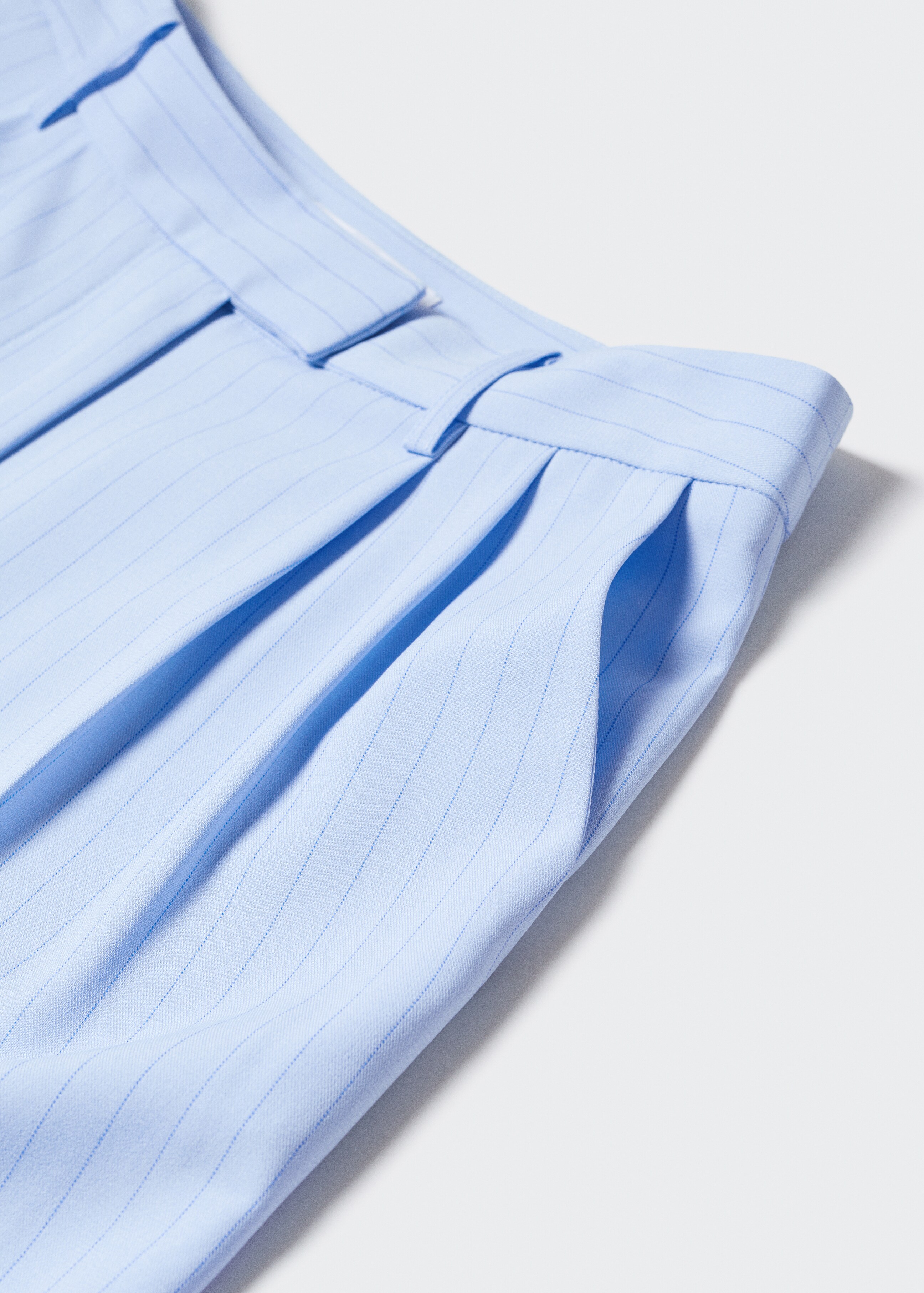 Chalk-stripe straight trousers - Details of the article 8