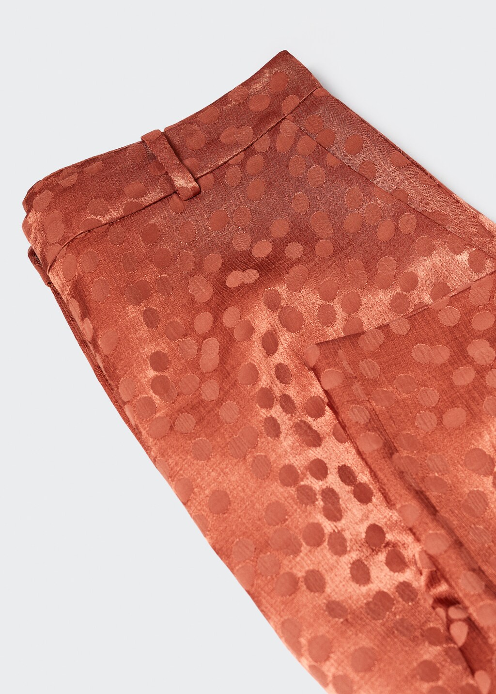 Satinierte Hose mit Polka Dots - Detail des Artikels 8