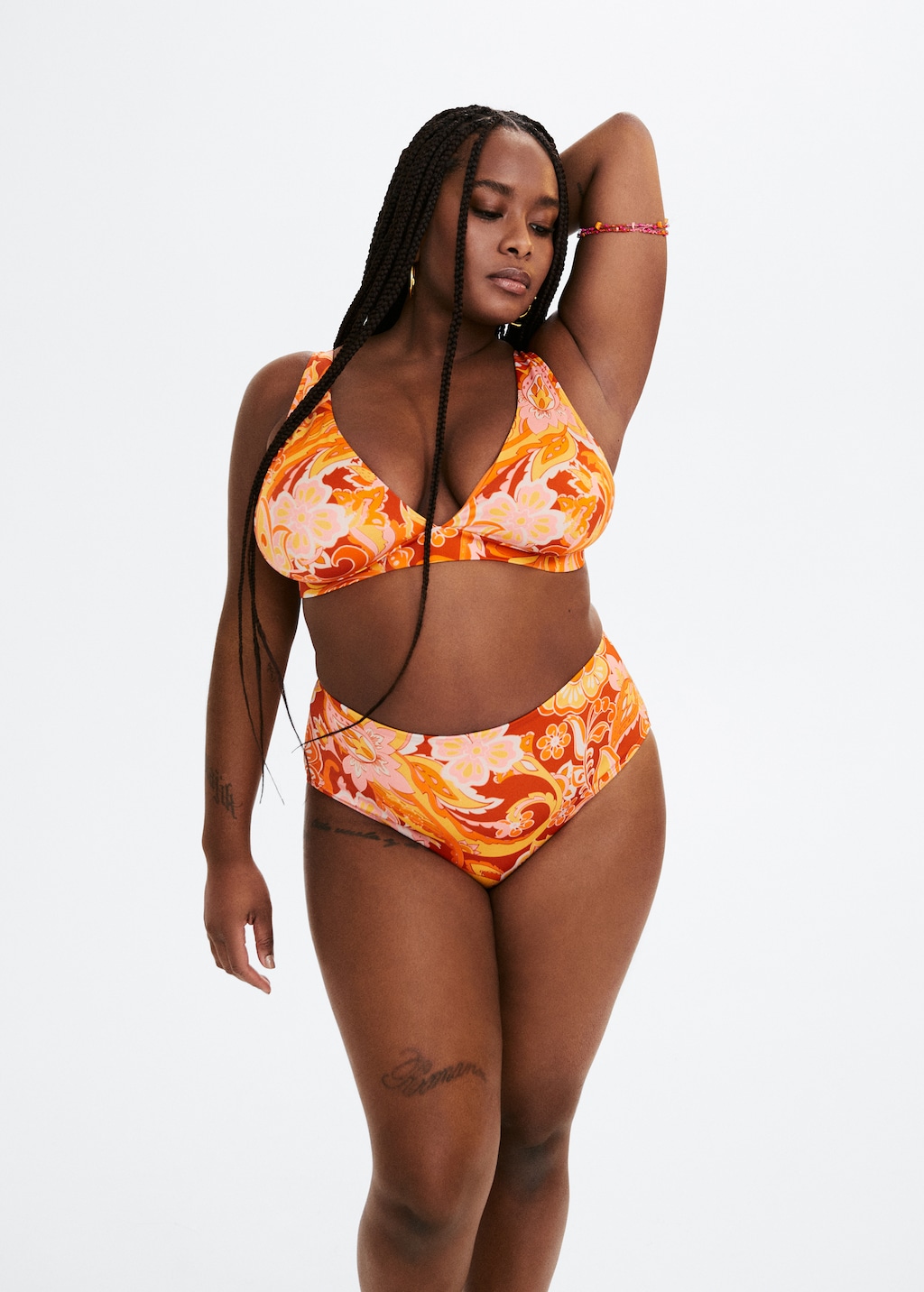 Culotte bikini taille haute Femme MANGO OUTLET France metropolitaine