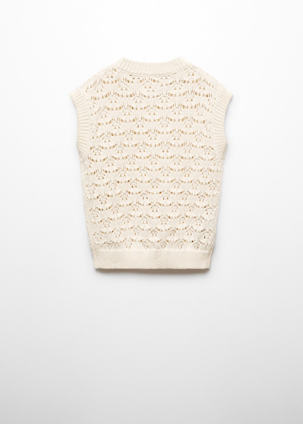 Gilet crochet - Verso de l’article