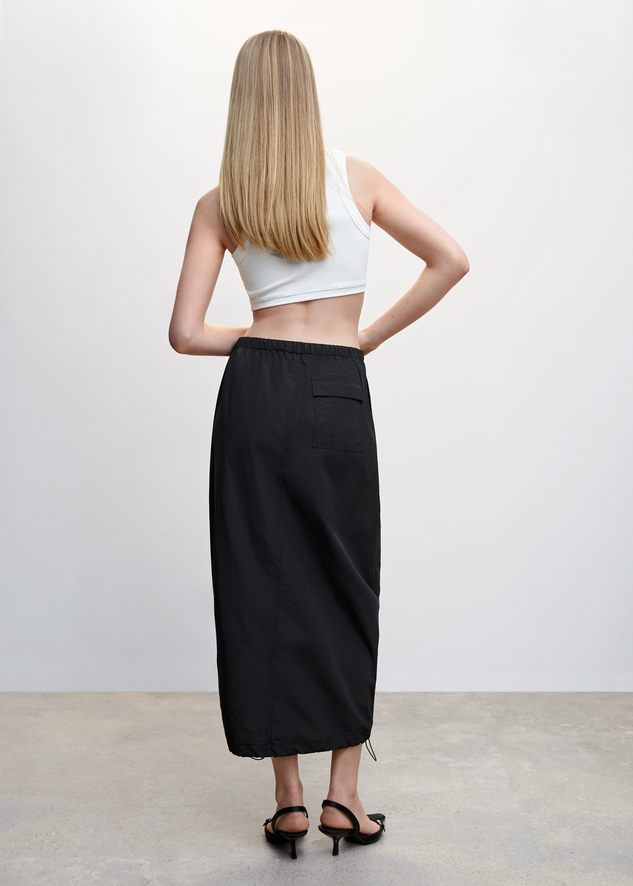 Parachute skirt - Reverse of the article