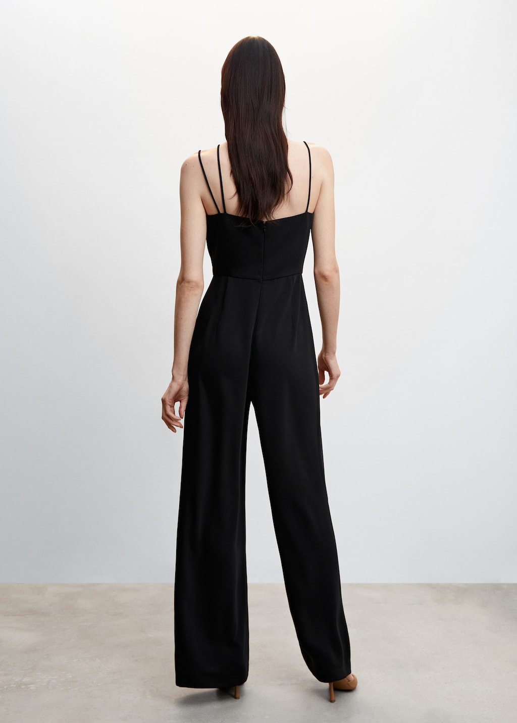 Womens black fashion overall jumpsuit