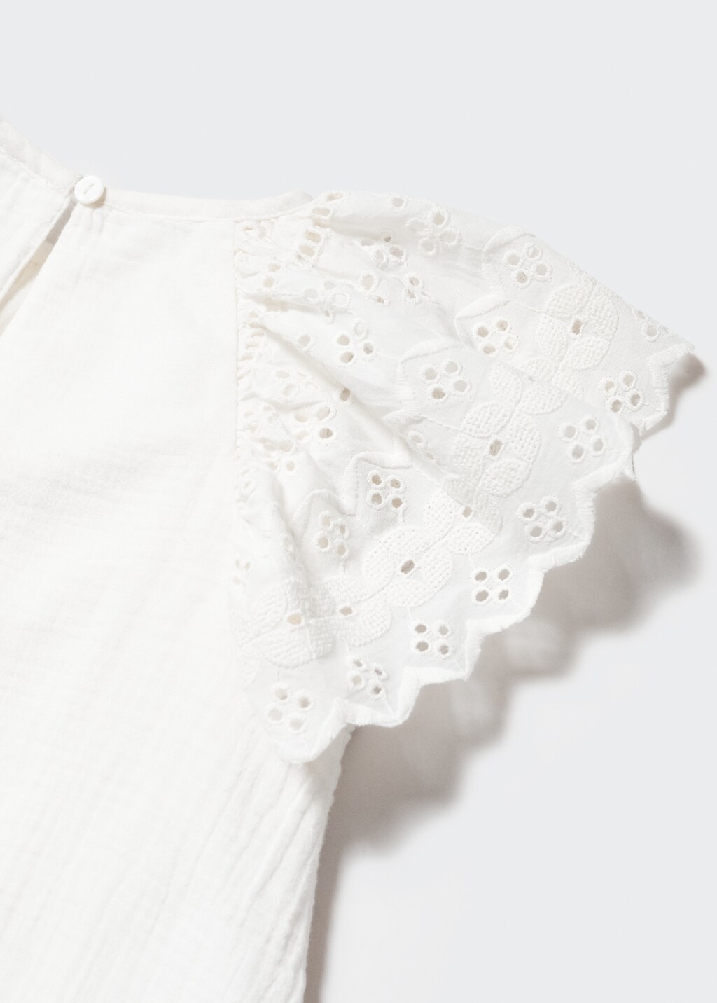 Embroidered cotton dress - Details of the article 8