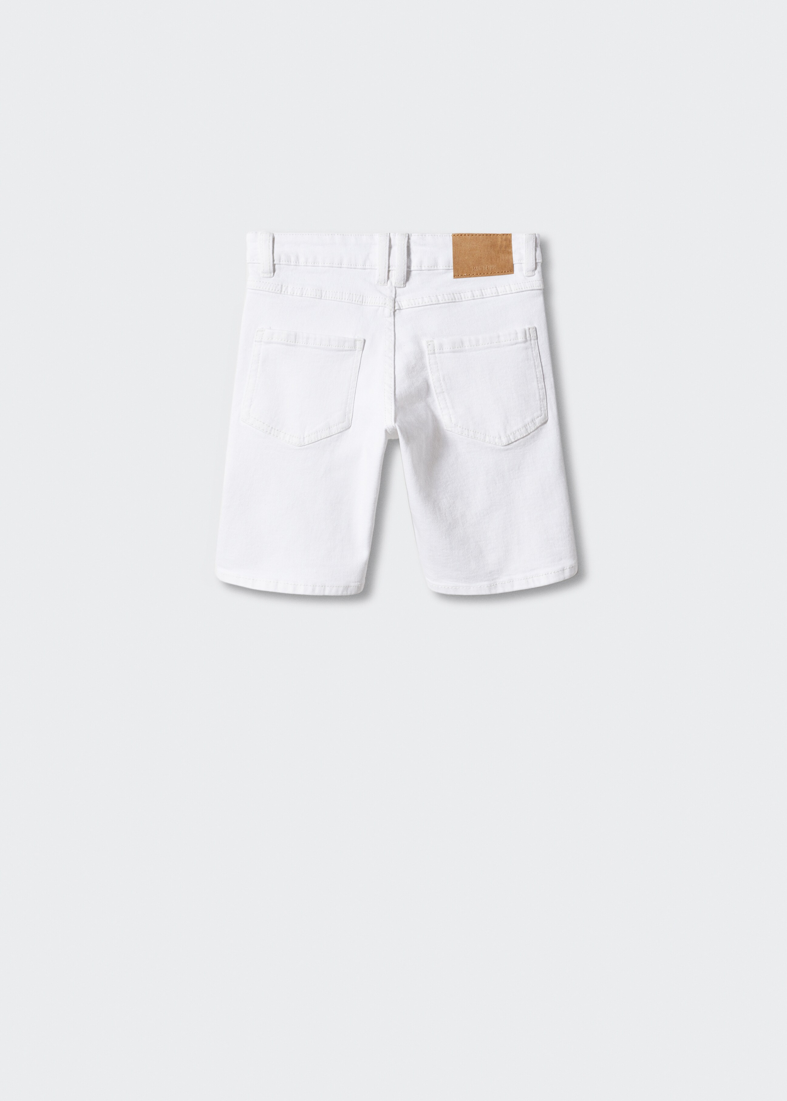 Jeans-Bermudashorts aus Baumwolle - Rückseite des Artikels