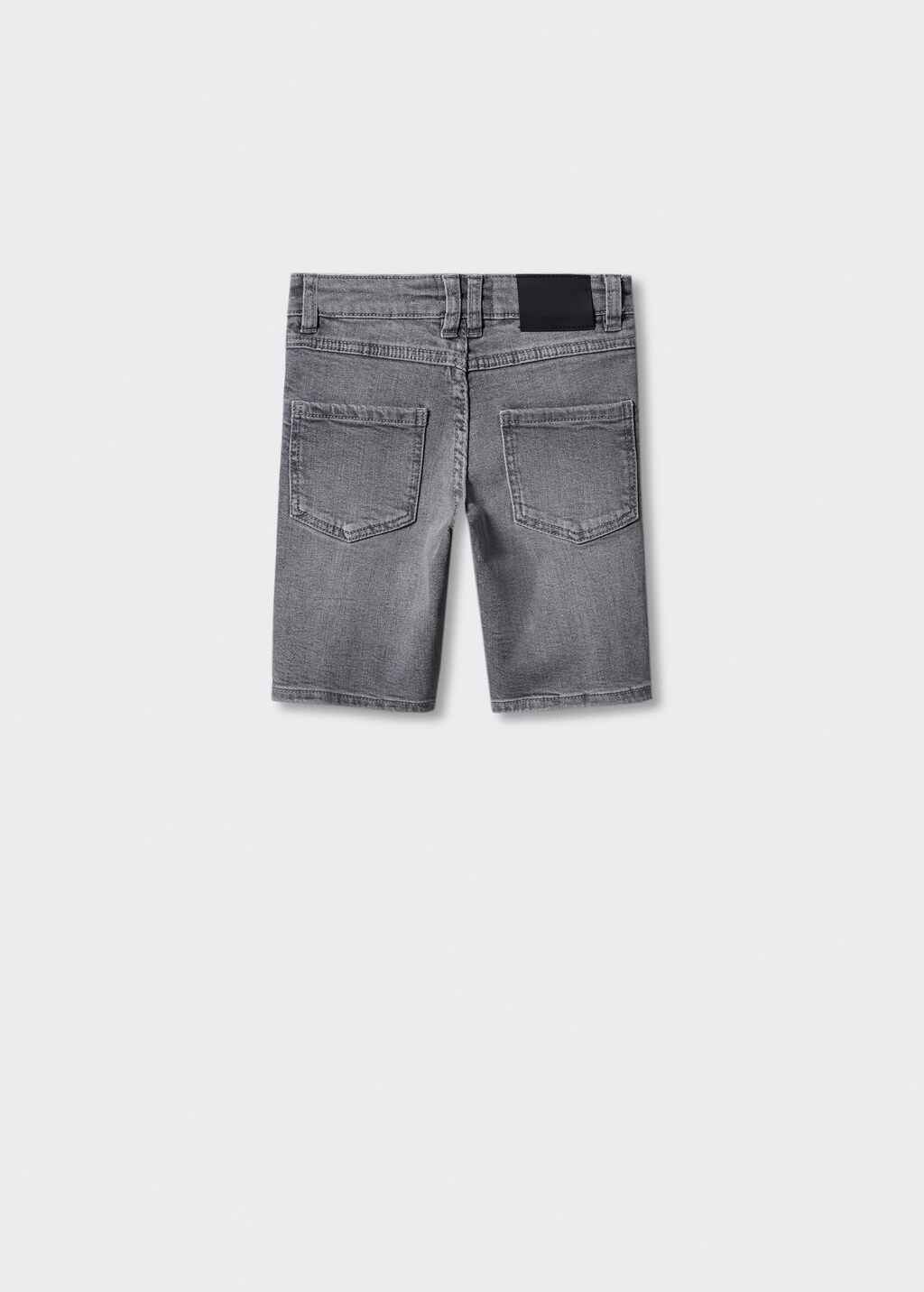 Cotton denim shorts - Reverse of the article