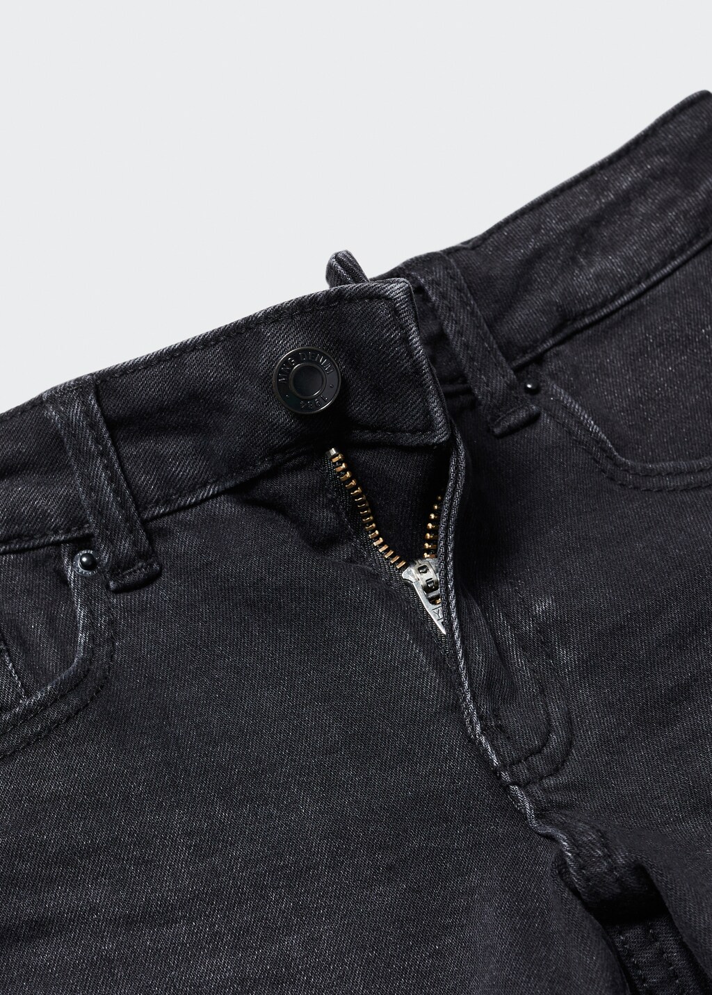 Cotton denim shorts - Details of the article 8