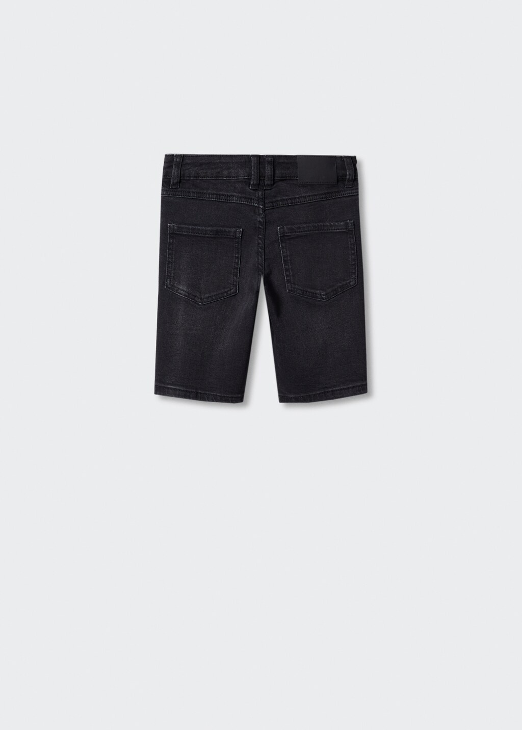 Jeans-Bermudashorts aus Baumwolle - Rückseite des Artikels