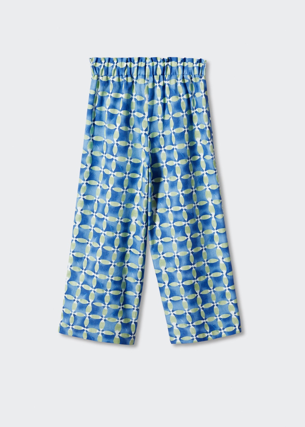 Printed culotte trousers - Reverse of the article