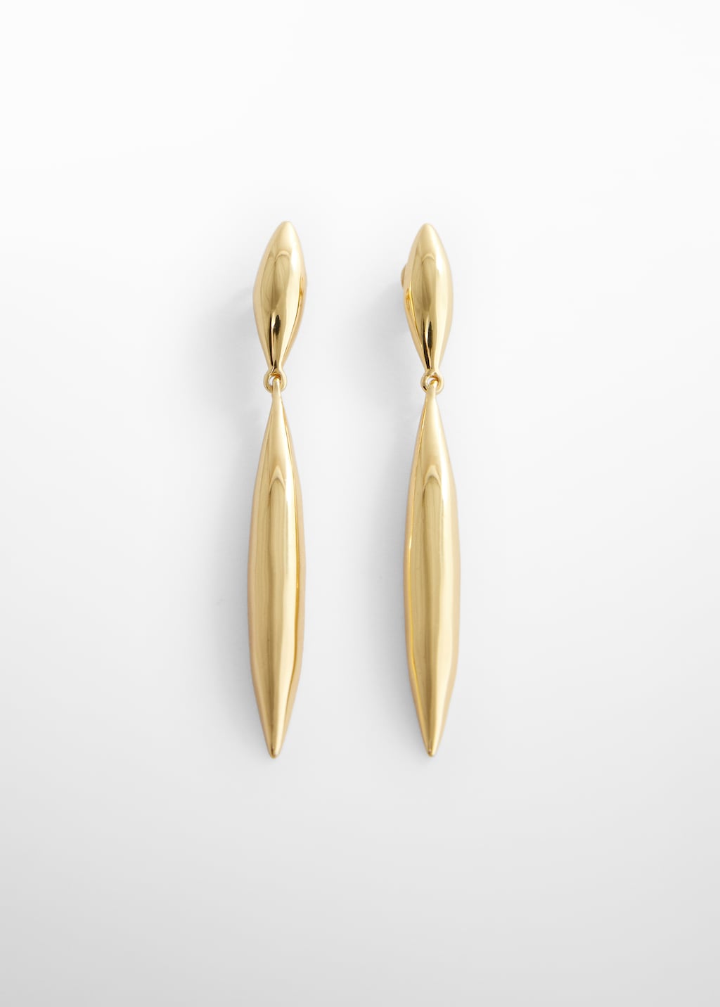 18K drop earrings - Article without model